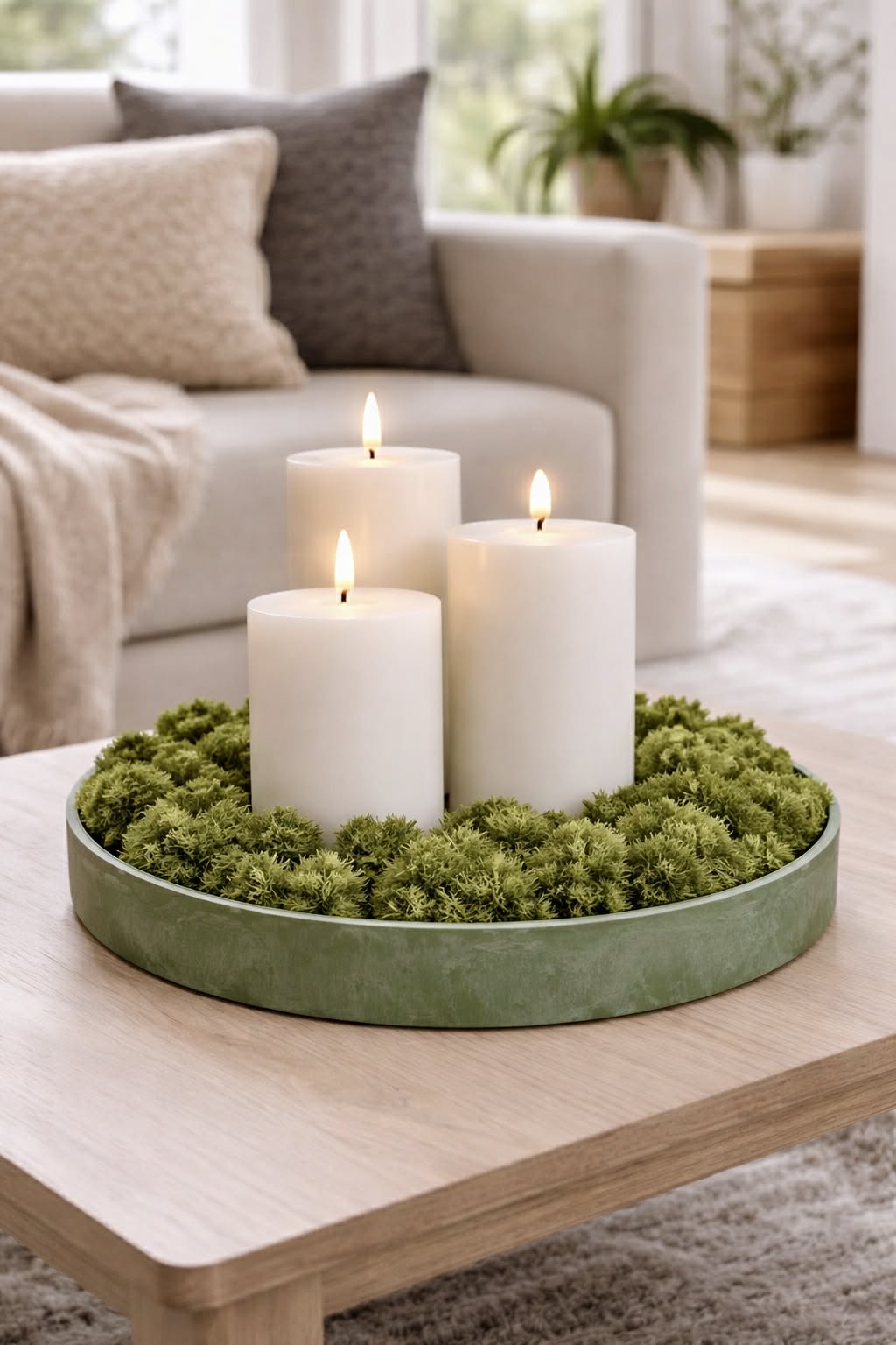 Bakke beton look – Stor grøn