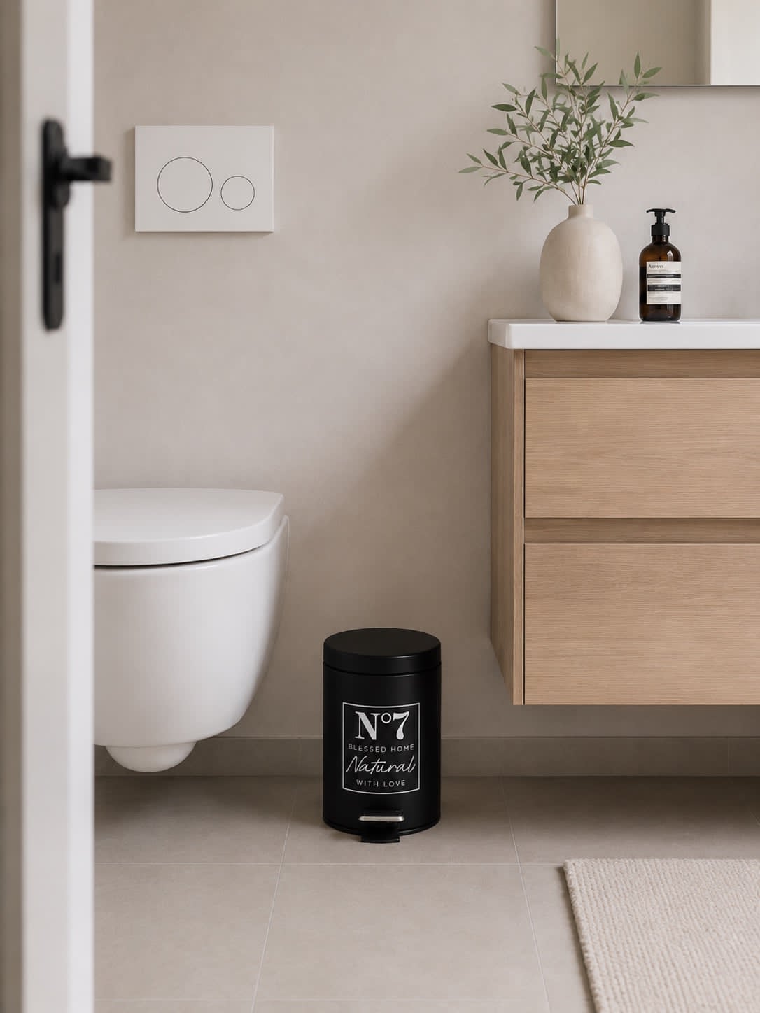Toiletspand No.7 – Sort