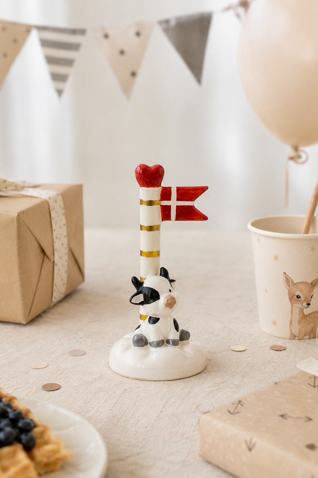 Flag keramik – Cow 14 cm