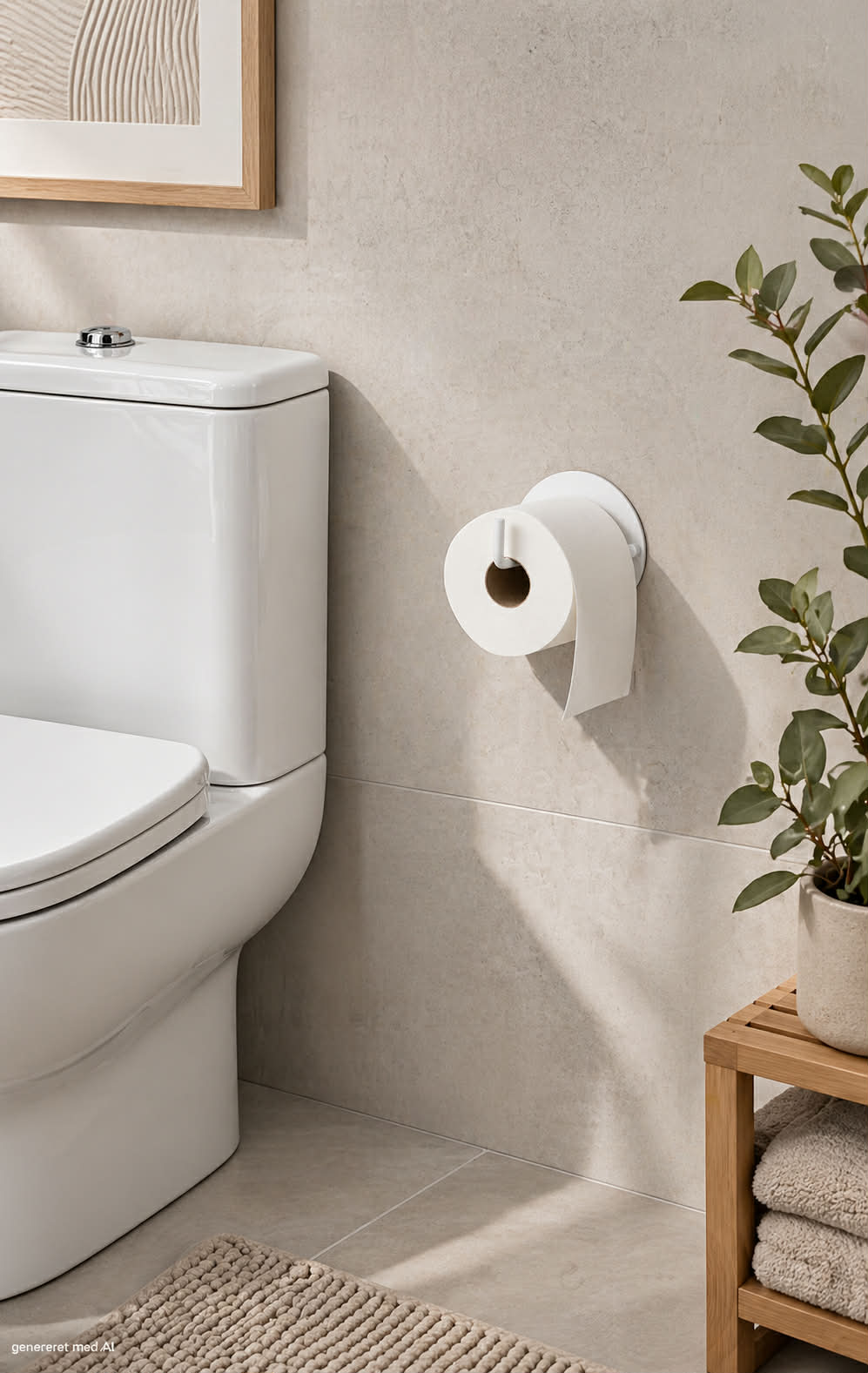 Toiletrulleholder - White