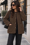 Jakke Lucile Brown teddy