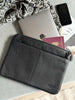 Computer sleeve sort kalveskind