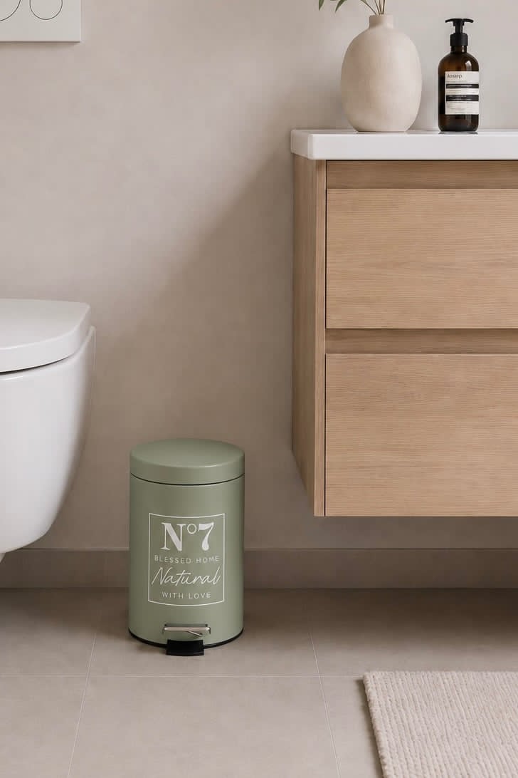 Toiletspand No.7 – Duset grøn