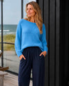 Alpacha strik Depeche - Jeans blue