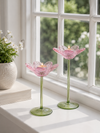 Lysestage blomst - Rosa
