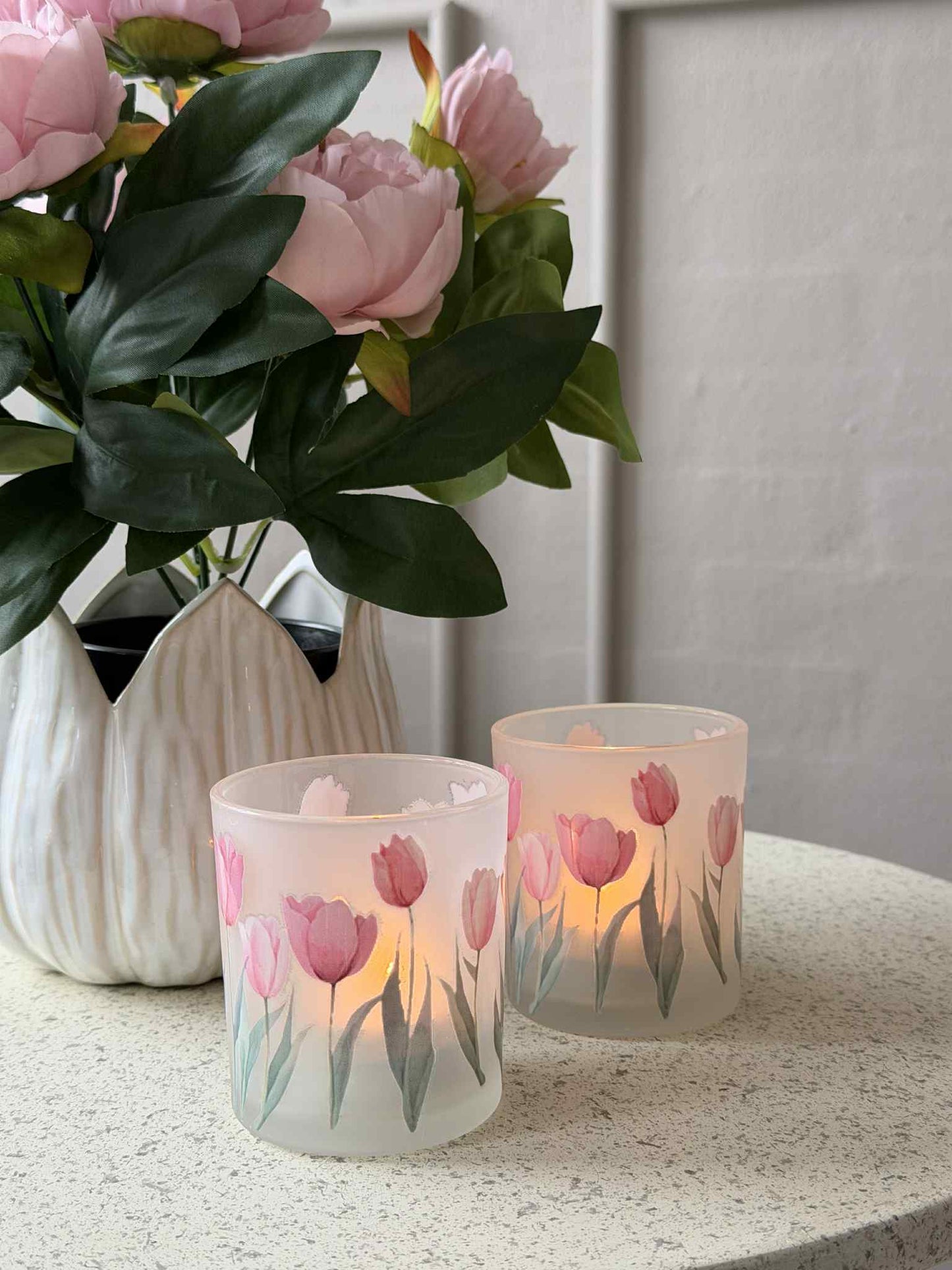 Lysestager Tulipaner 3stk.