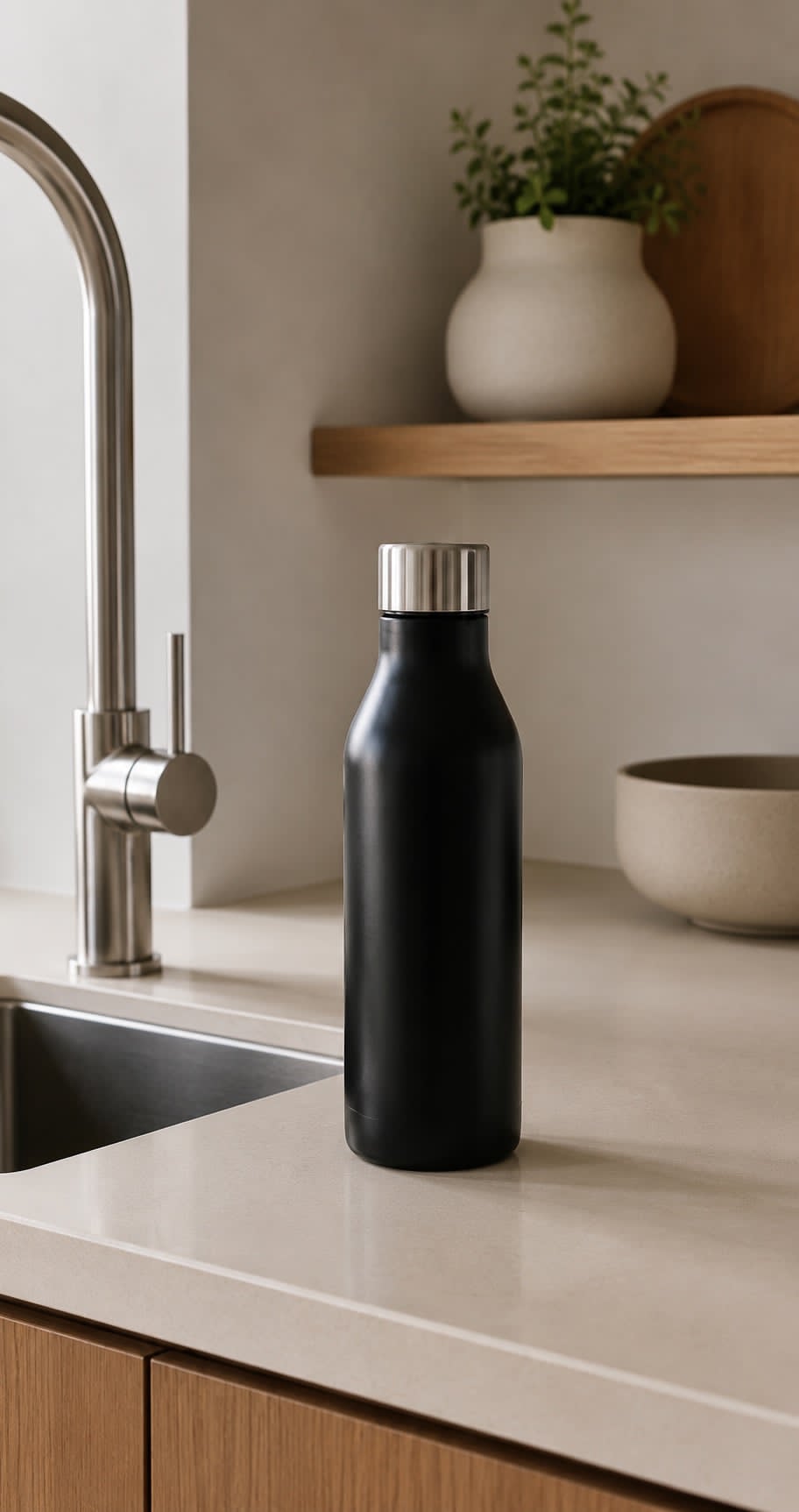 Termoflaske 450 ml – Black