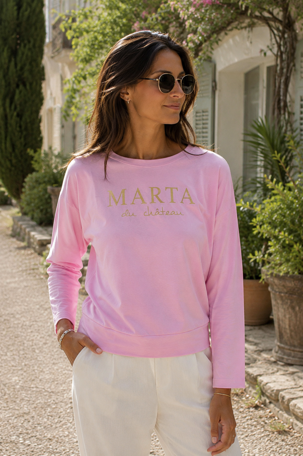 Sweatshirt Marta baby pink