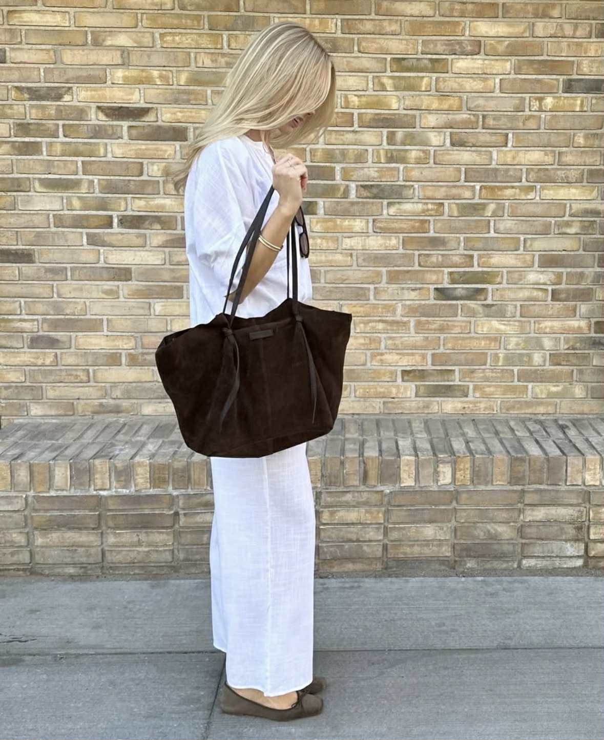 Smuk ruskindsshopper - Chocolate