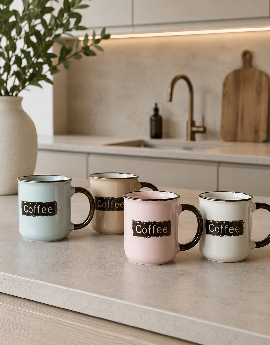 Krus Coffee - Sæt med 4 stk.