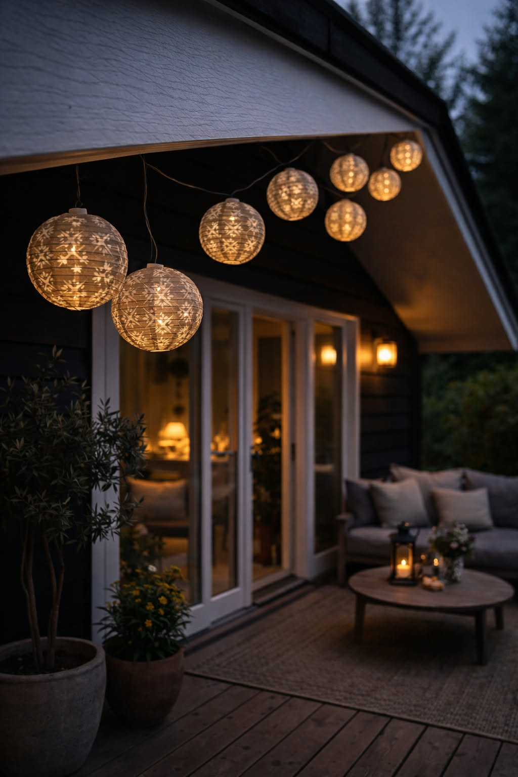 LED Lyskæde med solceller - Summer golden