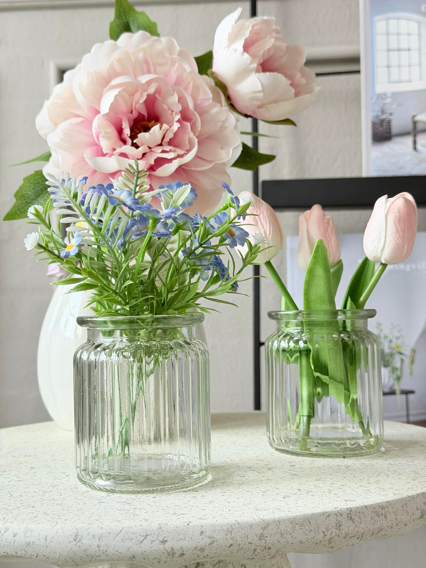 Blomster i vase - Flere farver