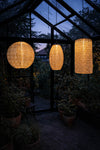 Lampe cylinder med solceller - SUMMER GOLD
