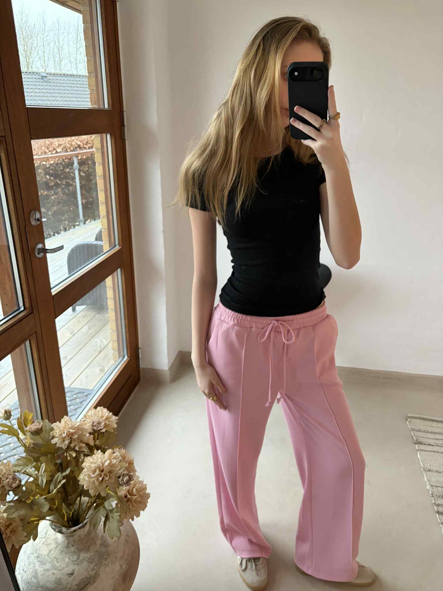 Bukser Mathilda - baby pink