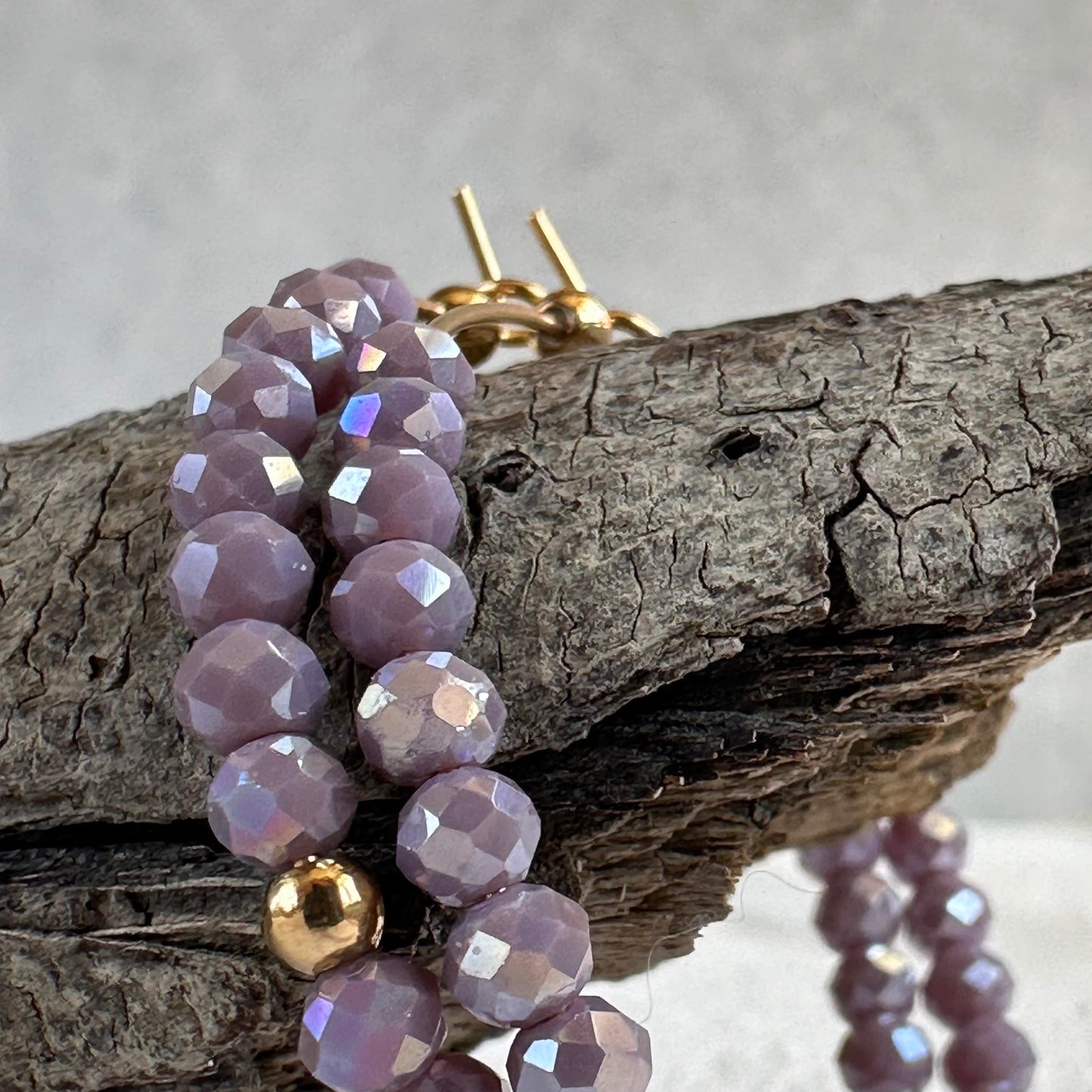 Øreringe Merle – Lavendel