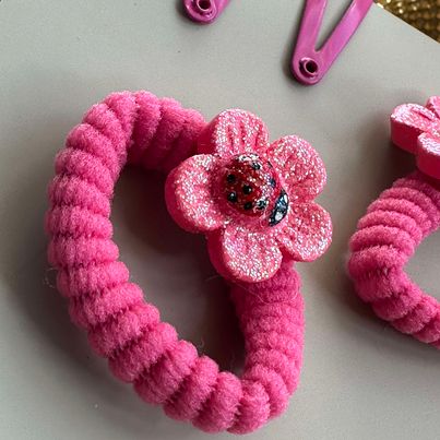 Håraccessories sæt Marie - Pink