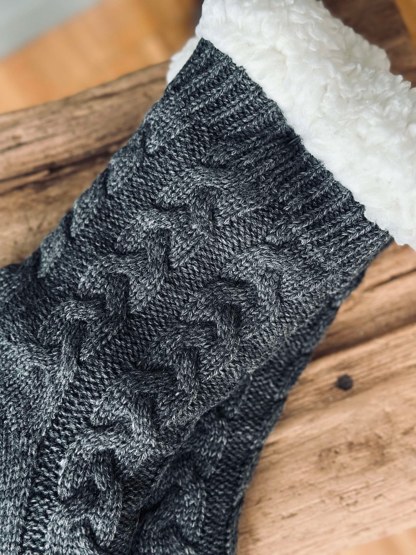 Strømper Fleece Stone