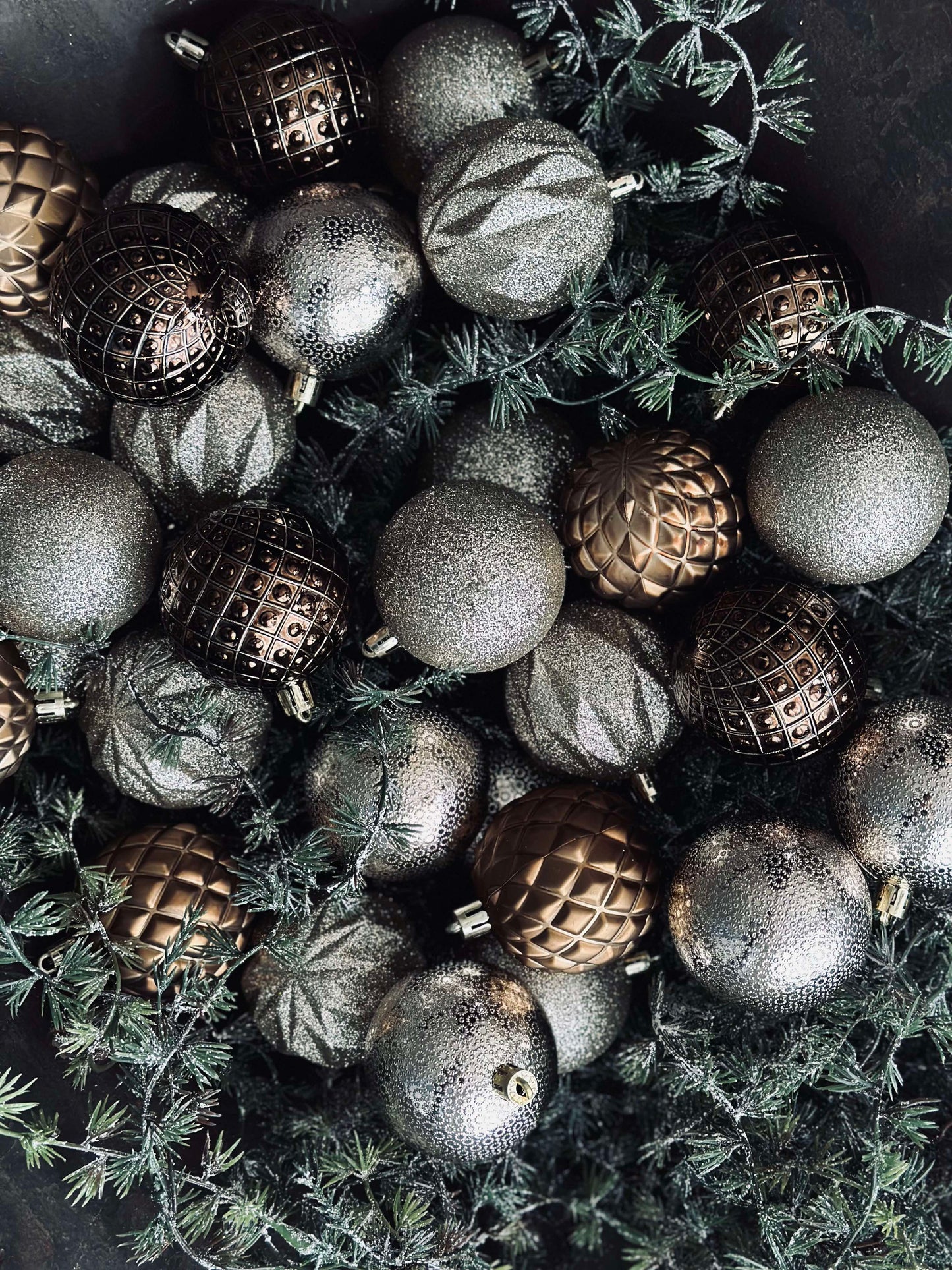 Julekugle mix box 35 stk