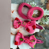 Håraccessories sæt Mynte - Pink