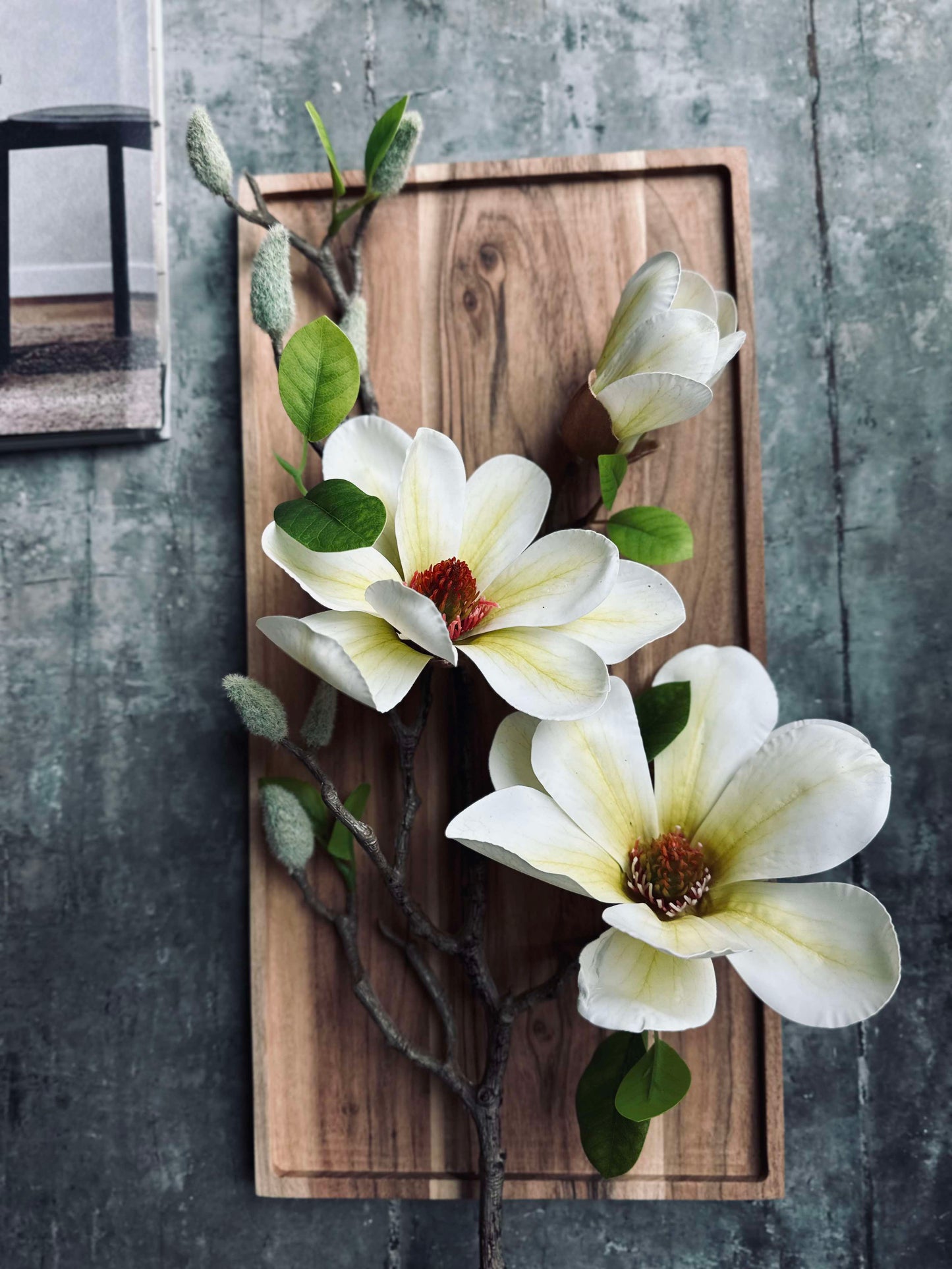 Blomst Magnolia - Hvid