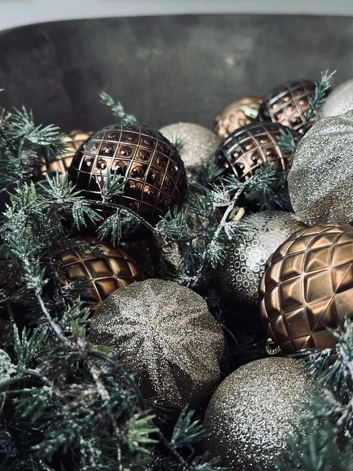 Julekugle mix box 35 stk