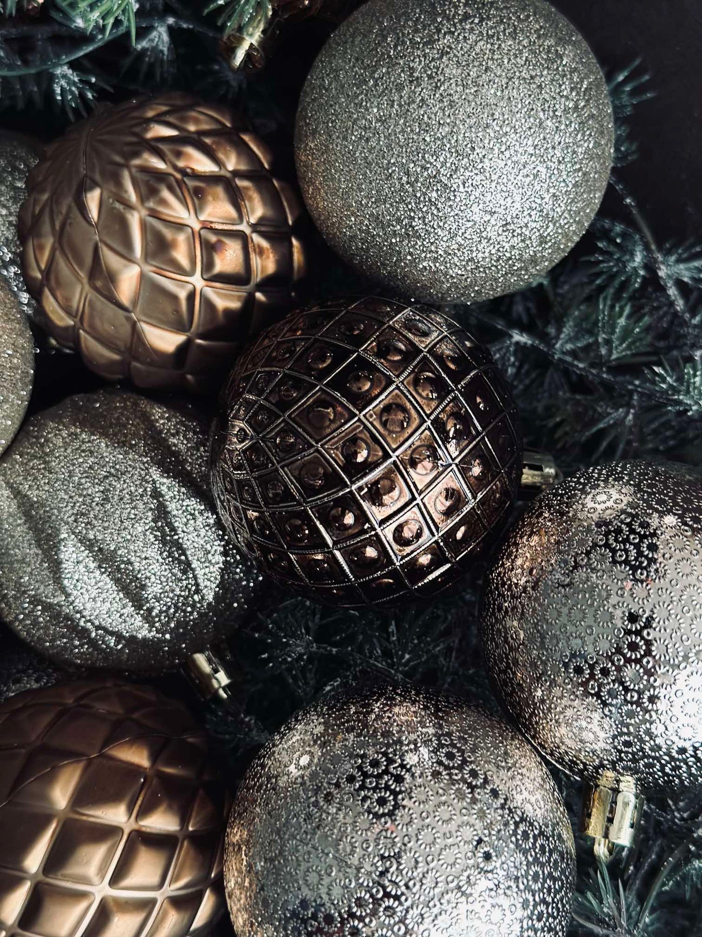 Julekugle mix box 35 stk