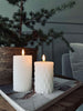 LED Bloklys / Design – 2 stk Hvid
