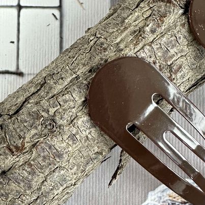 Hårspænder Brown - 2 stk