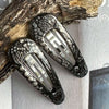 Hårspænder Silver Snake - 2 stk.