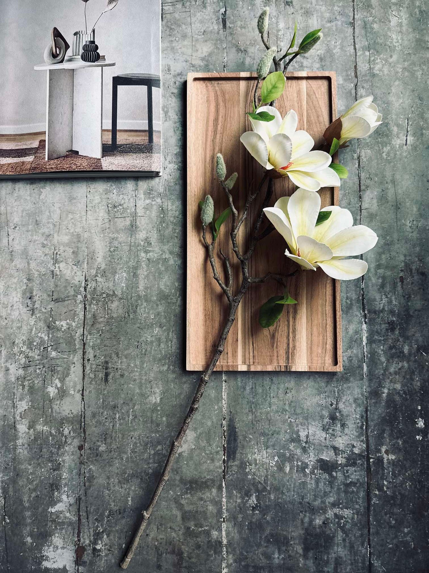 Blomst Magnolia - Hvid