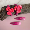Håraccessories sæt Signe - Pink