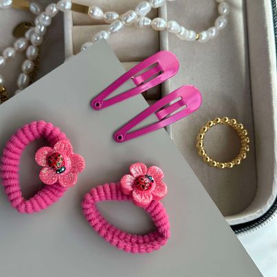 Håraccessories sæt Marie - Pink