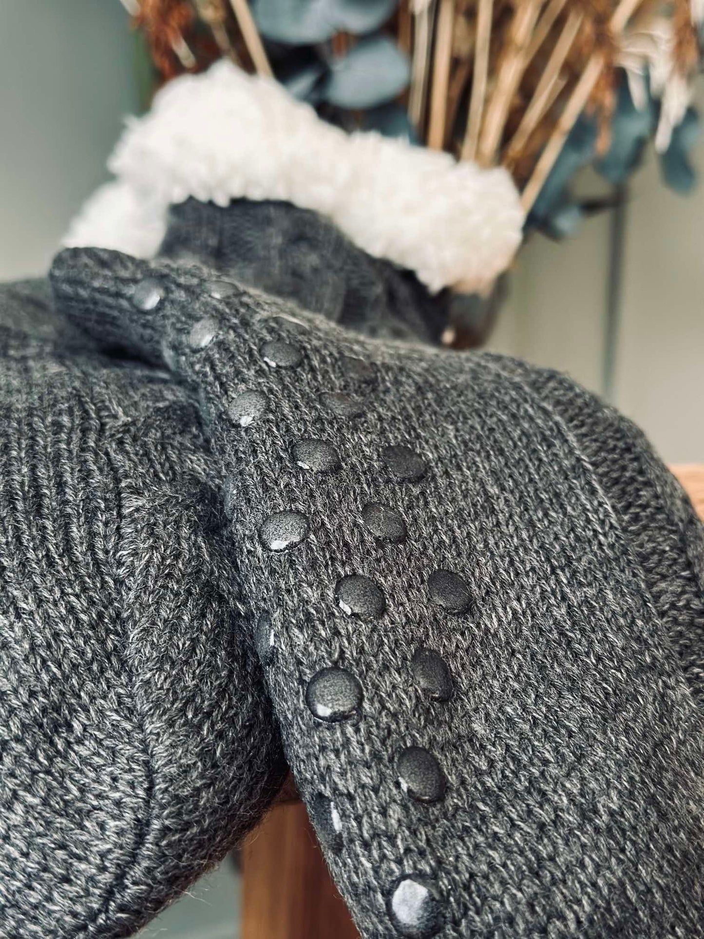 Strømper Fleece Stone