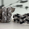 Hårelastikker Sally Grey / Silver