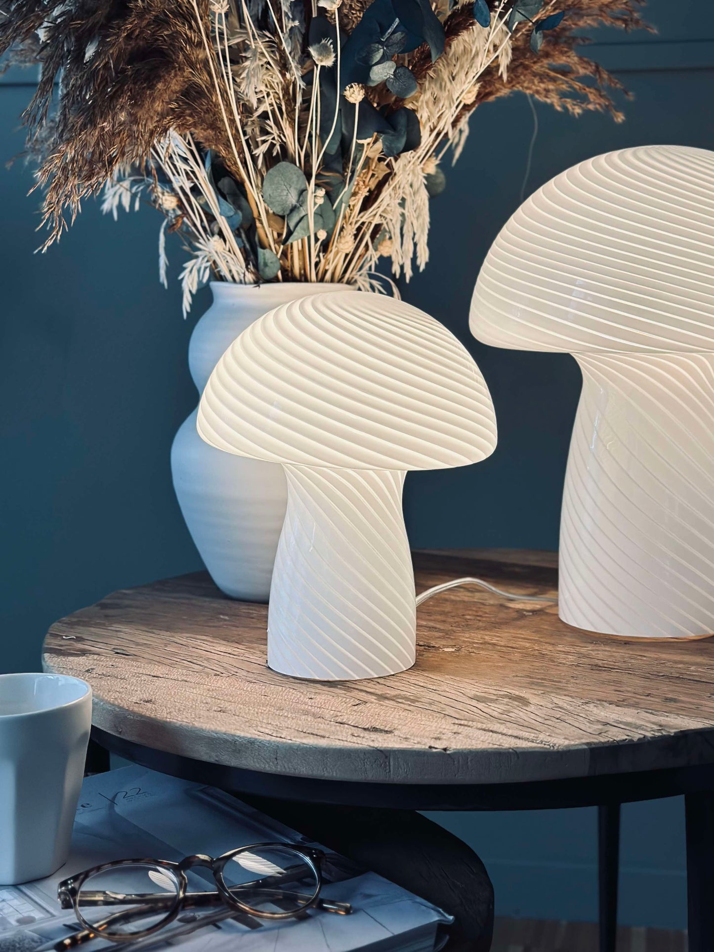 Mushroom Elsa - Hvid 24 cm