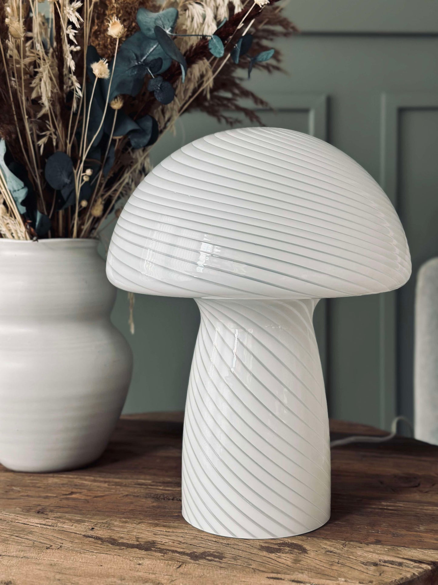 Mushroom Elsa - Hvid 24 cm