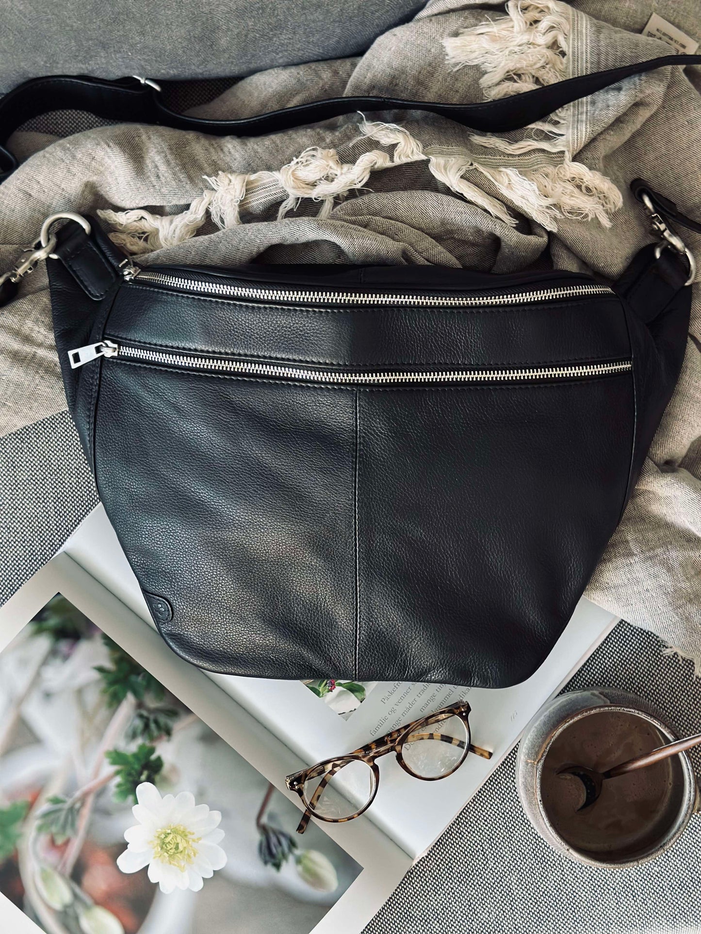 Bumbag BIG Astrid - Black / Silver