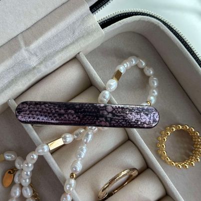 Hårklemme Purple Snake