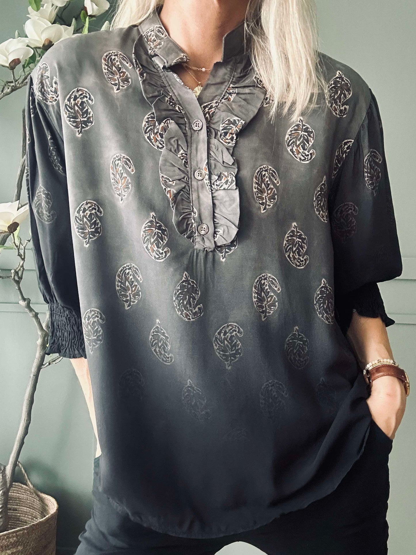 Bluse MdcUnnur - Grey Faded