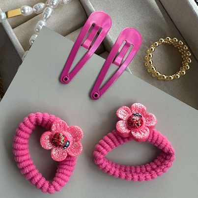 Håraccessories sæt Marie - Pink