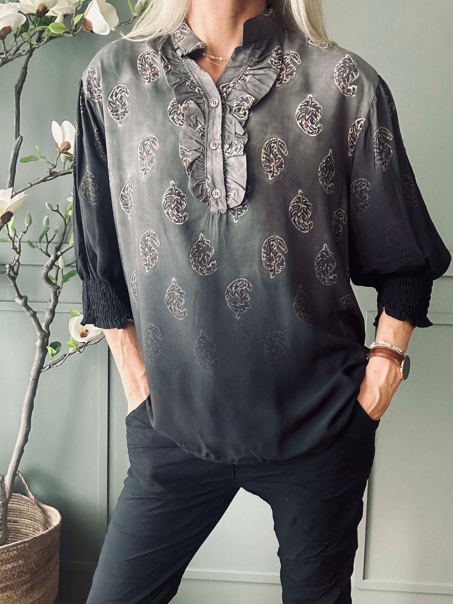 Bluse MdcUnnur - Grey Faded