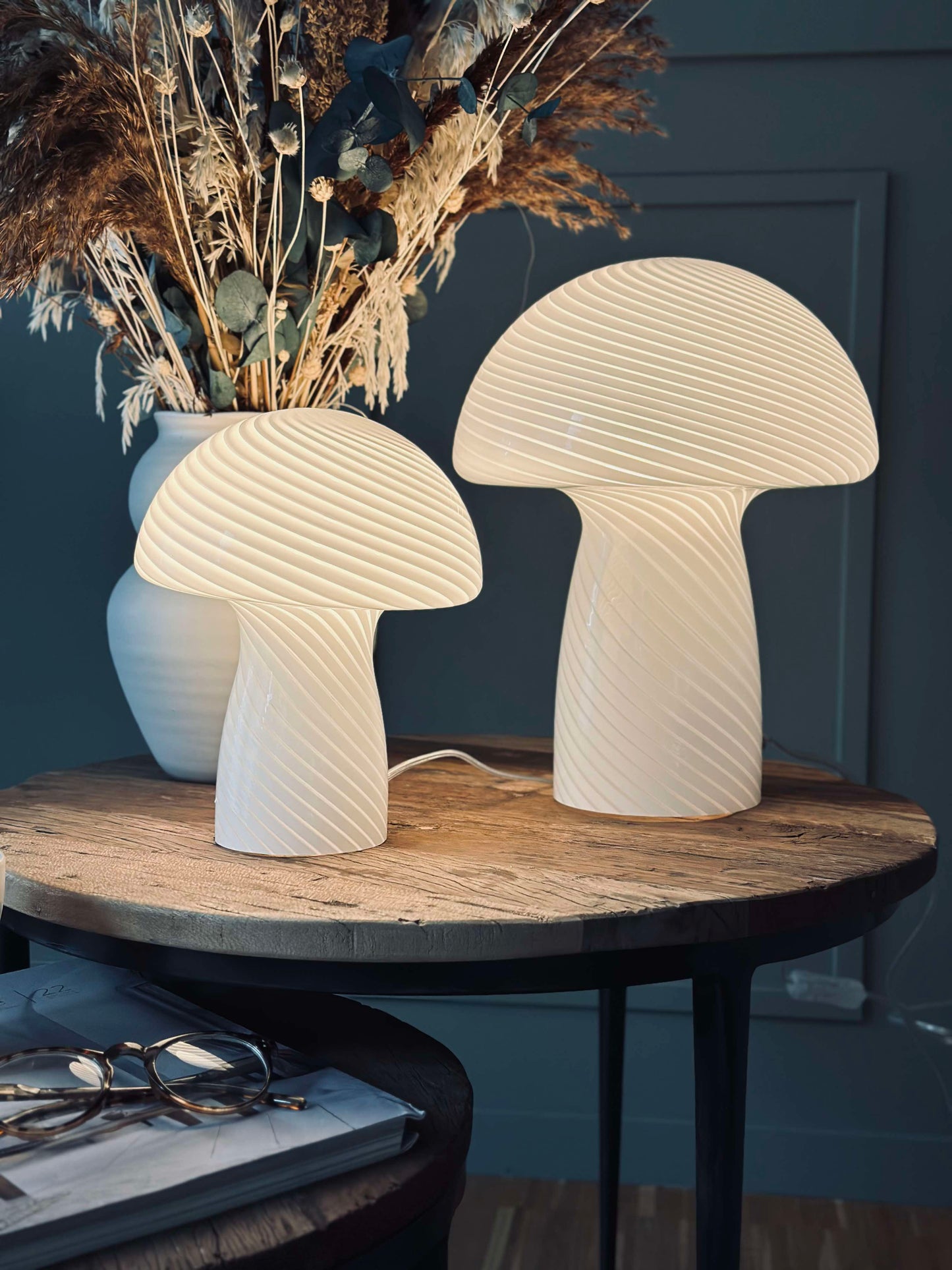 Mushroom Elsa - Hvid 24 cm