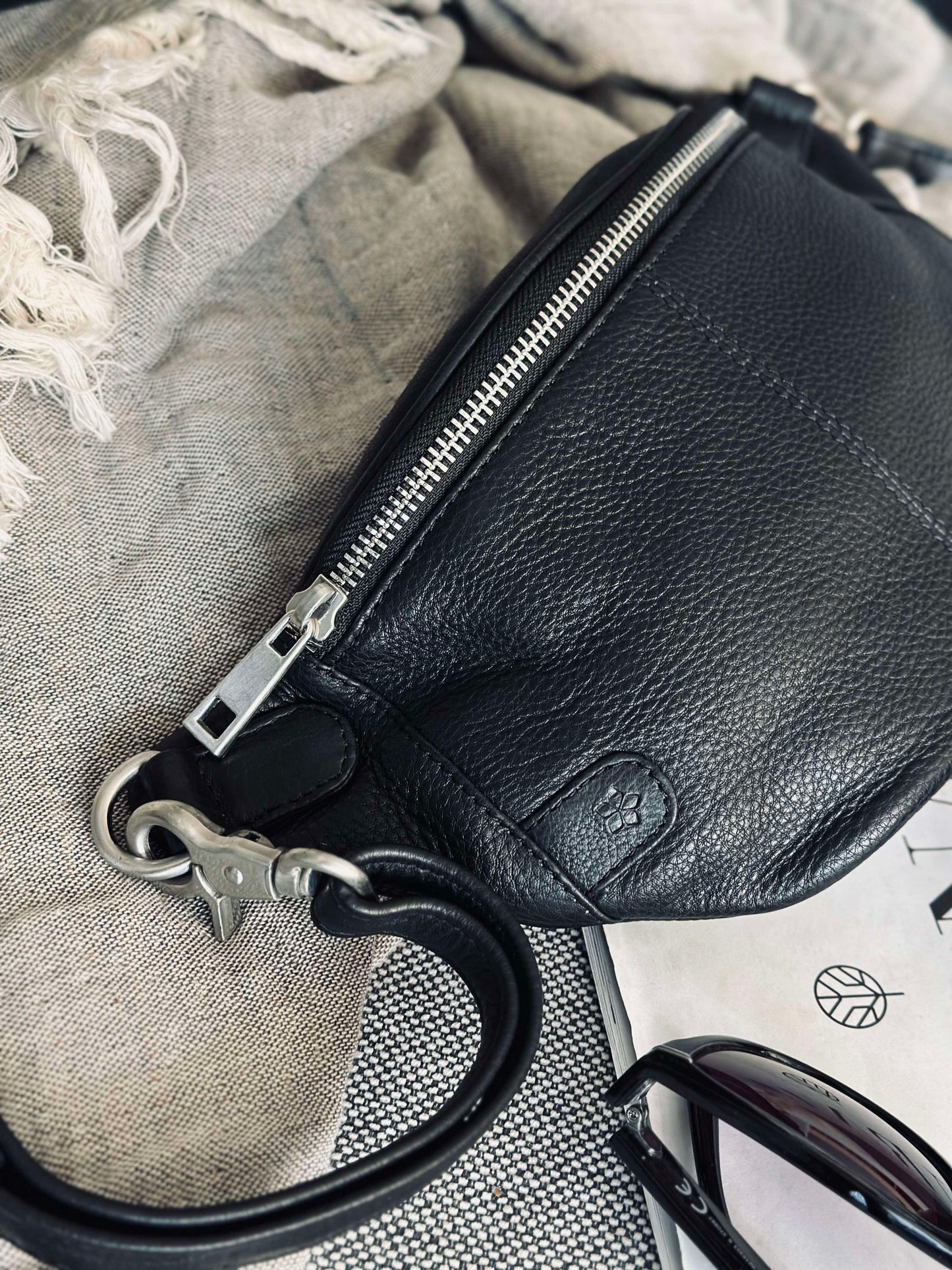 Bumbag Molly - Black / silver