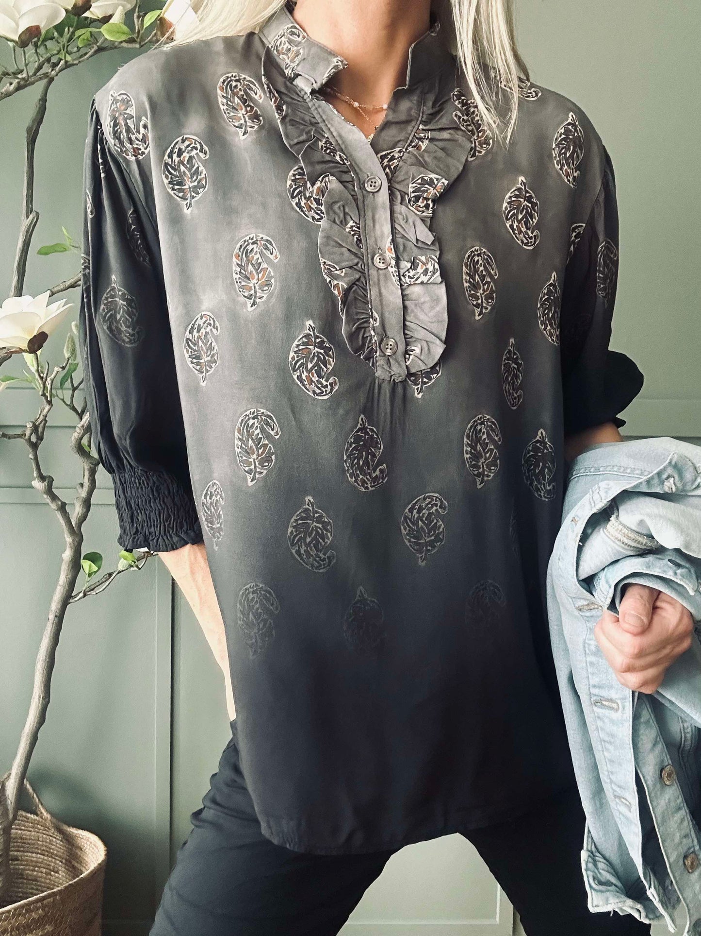 Bluse MdcUnnur - Grey Faded