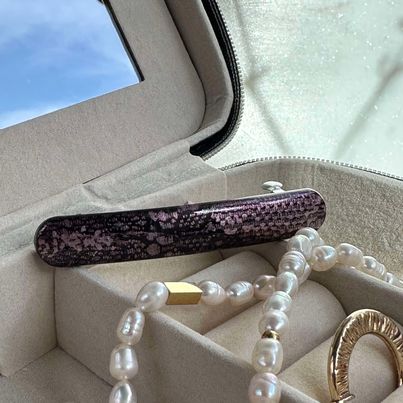 Hårklemme Purple Snake