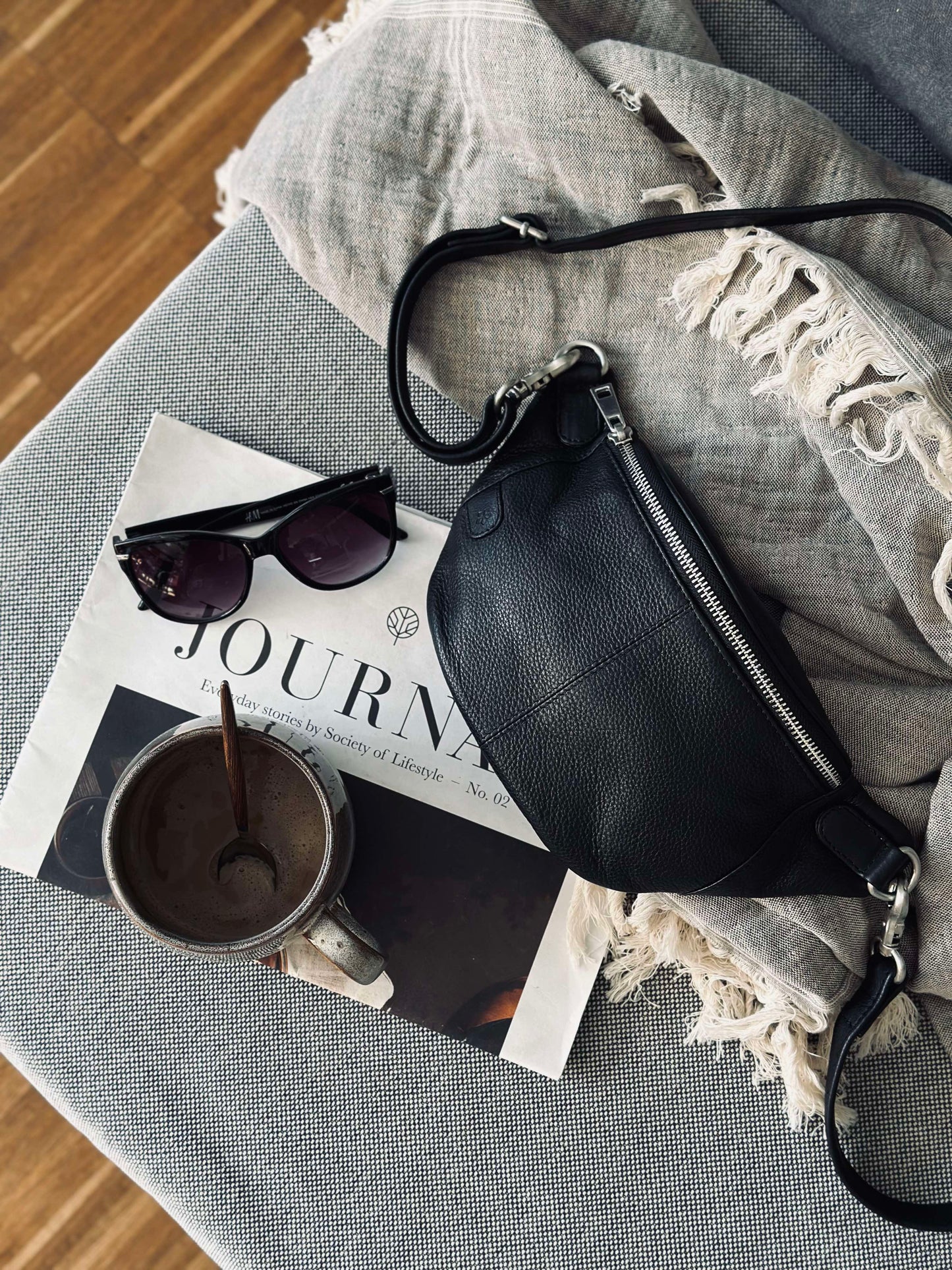 Bumbag Molly - Black / silver