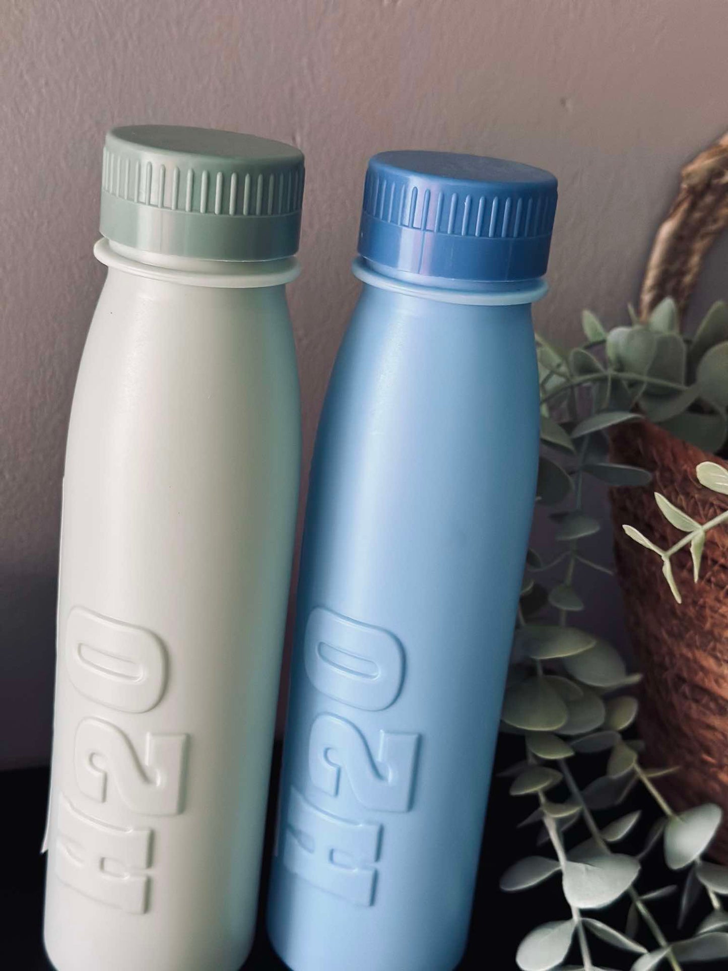 Drikkeflaske H2O 500 ml - Grøn / Blå Mix