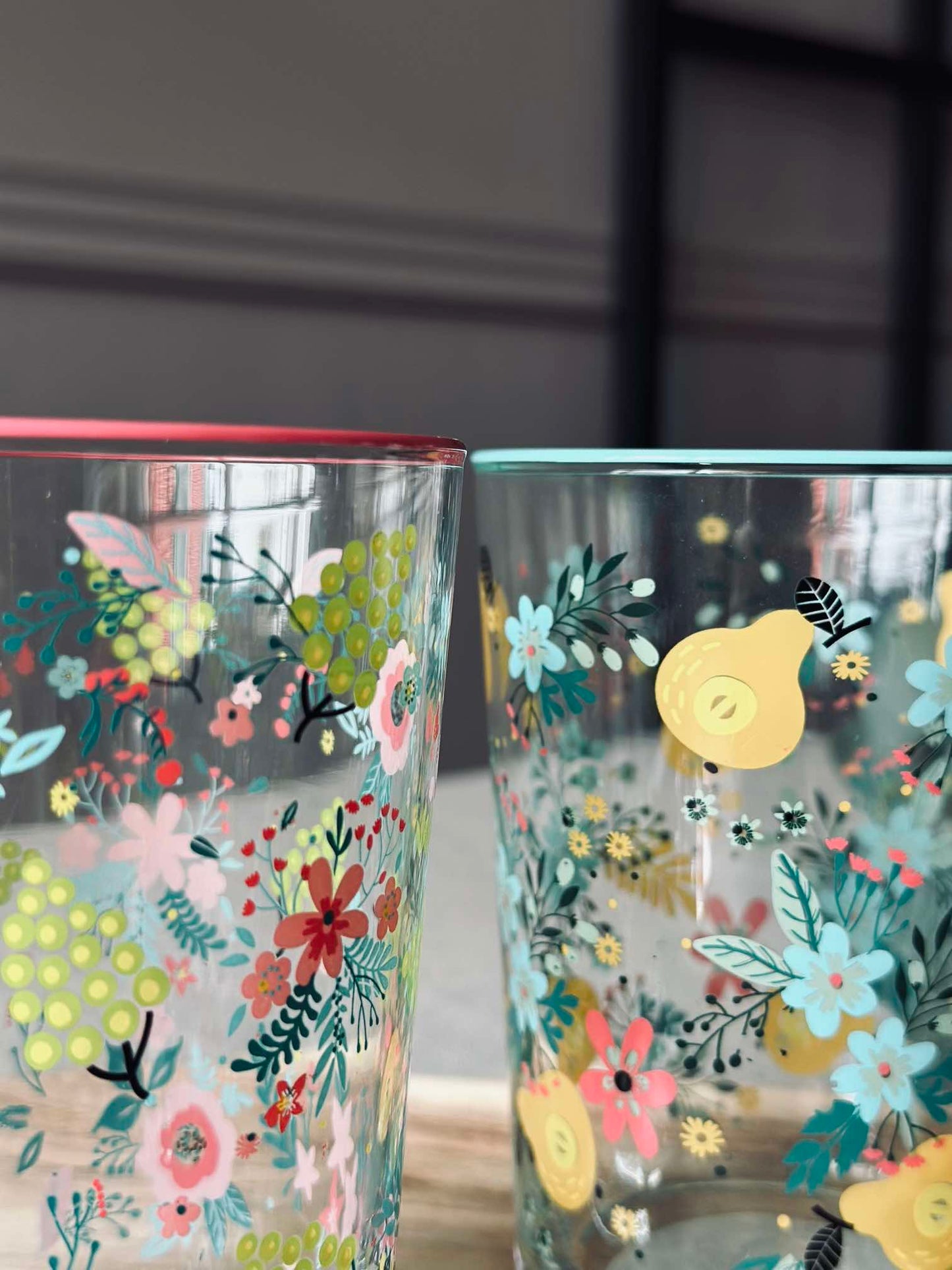 Drikkeglas FLORA - Sæt med 4 glas