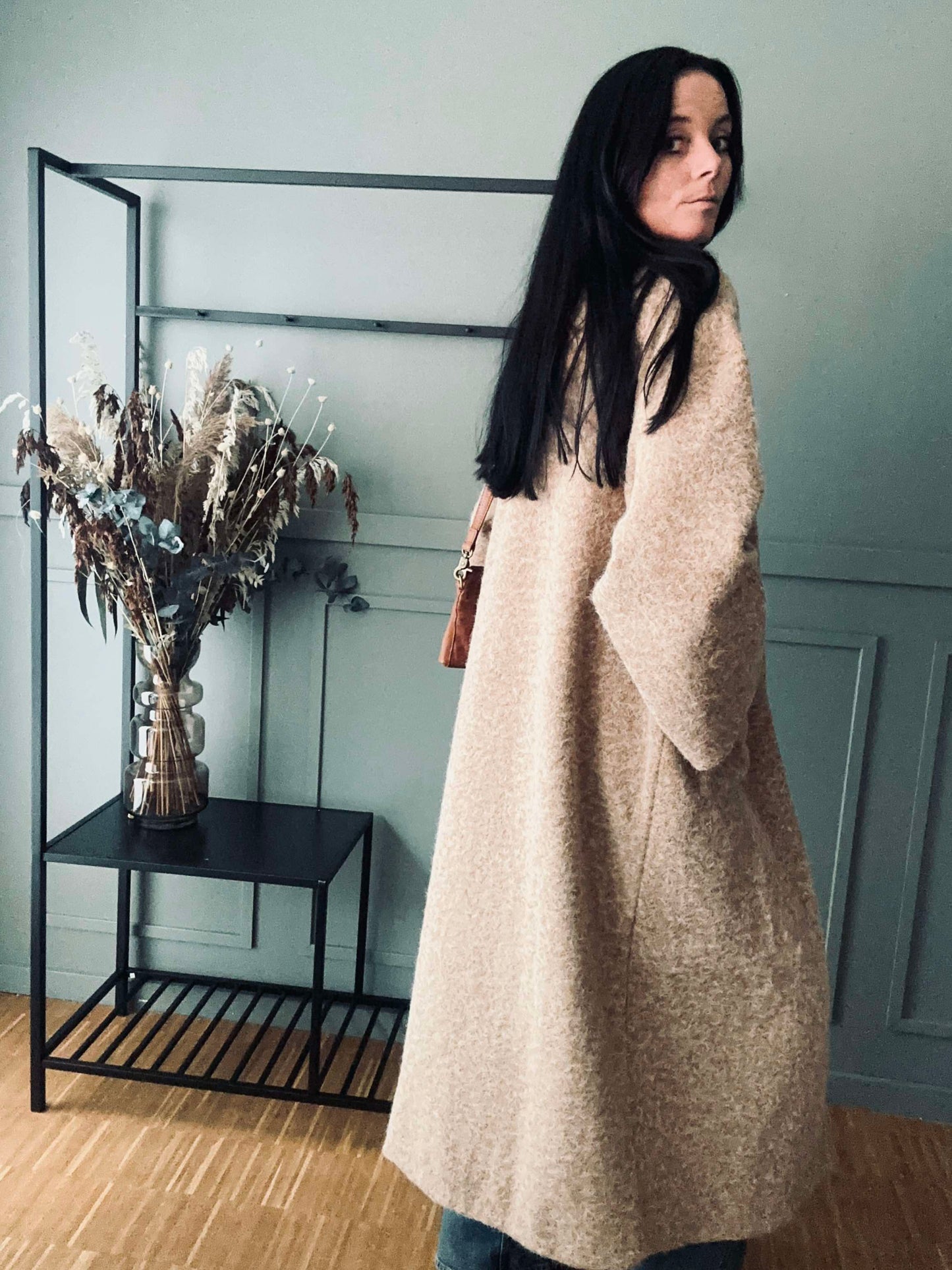 Jakke Belina - Oversize Camel