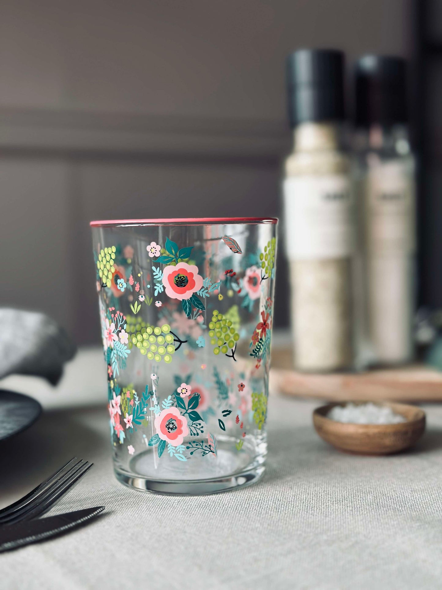 Drikkeglas FLORA - Sæt med 4 glas